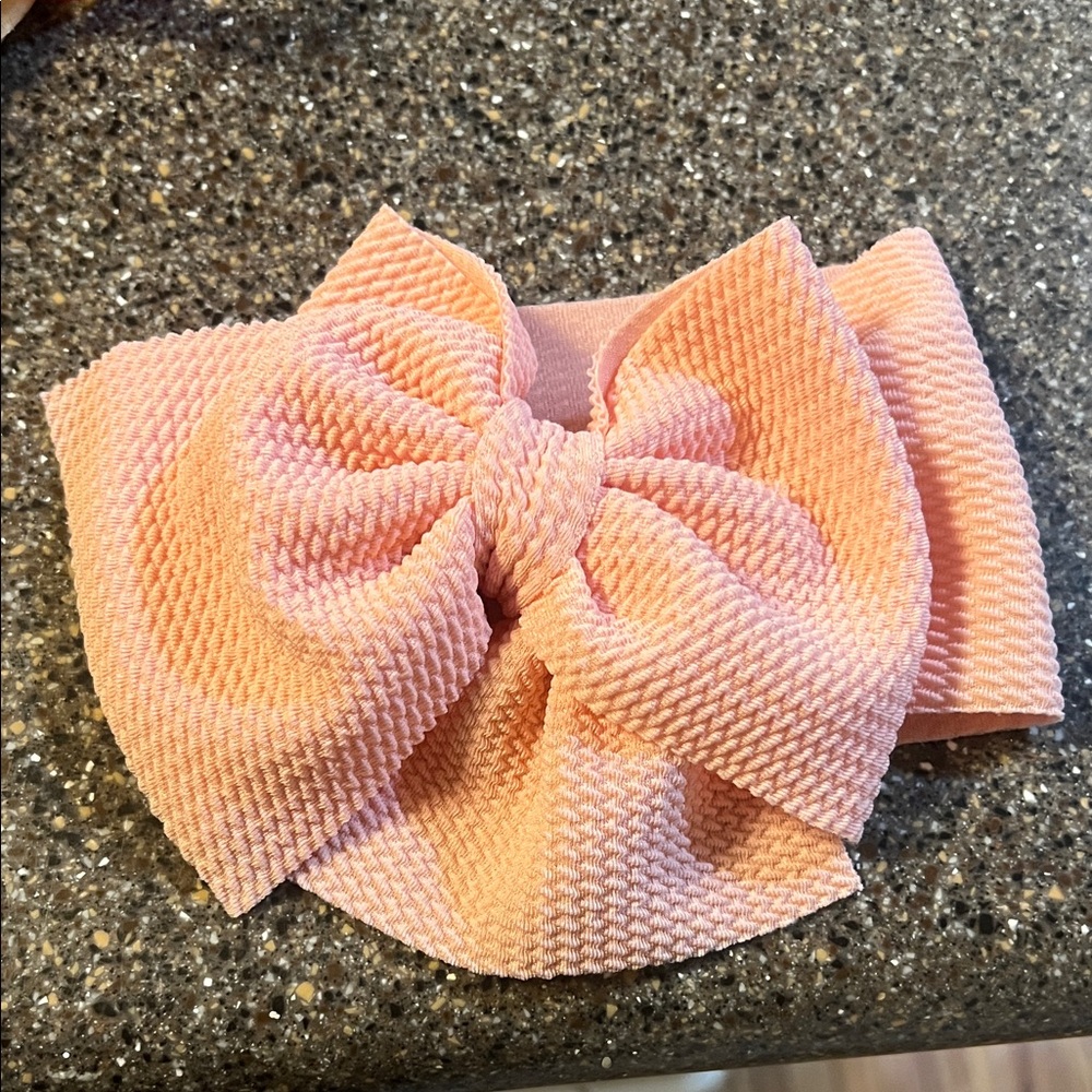 Charming Pink Bow Hairband for Kids